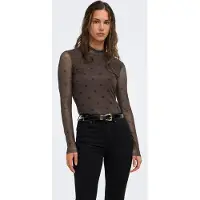 ONLY Shirt 'ONLERICA' bruin / zwart