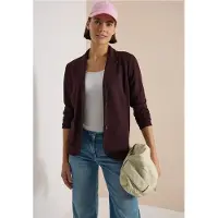 Cecil Dames Eenvoudige blazer met reverskraag en knopen - Rood - M