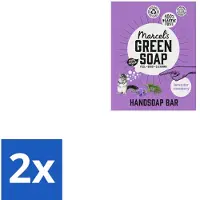 Marcel's Green Soap 2 x - Handzeep Bar - Lavendel & Rozemarijn - Zachte verzorging - 90 gr - Handzeep - Zeep Bar - Lavendel - Rozemarijn - Natuurlijke Zeep
