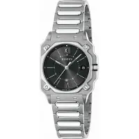 Gucci YA166505 G-Flat Zwarte Wijzerplaat Unisex Horloge