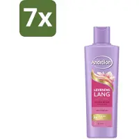 Andrélon 7 x – Shampoo – Levendig Lang – 250 ml - Haarversterking - Biotine Shampoo - Lang Haar Verzorging - Haarbreuk Voorkomen - Gezond Lang Haar