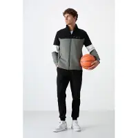 Tommy Life Heren Color-Blocked Zip Sweatshirt en Broek Set