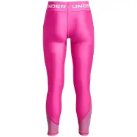 Under Armour Meisjes Legging met logo (Roze/Wit)