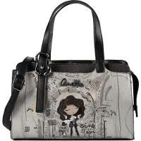 Anekke handtas schoudertas Orchestra Short Handle Bag Multicolor grijs