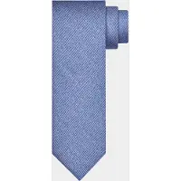 Profuomo Stropdas tie silk print light blue ppwa30020/b