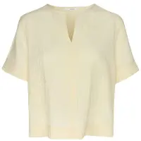 Opus Filkara boxy blouse honey butter