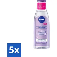 Nivea 5 x - Micellair Water - Gevoelige Huid - Anti-Restant - Verwijdert Waterbestendige Make-up - 200 ml - Gevoelige Huid - Micellair Water - Make-up Remover - Anti-residu - Reiniging