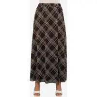 Big Dart Bloemen Hoge Taille Maxi Rok