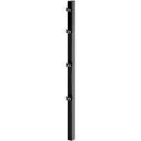 Alberts 677688 Schuttingpaal voor dubbelstaafs hekwerk | met klemnokbevestiging | thermisch verzinkt | lengte 2000 mm | paal 60 x 40 mm