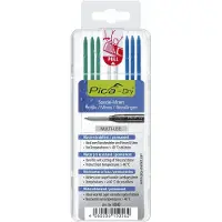 Pica-Marker 4040 - Navulling Dry 3030 - 8 vullingen - Blauw Wit Groen