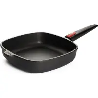 Woll CAST/AL koekenpan, braadpan, gietijzer/gegoten aluminium, geschikt voor inductiekookplaten, antiaanbaklaag, inclusief deksel