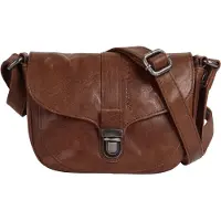 Spikes & Sparrow Bronco Iris | Crossbody tas leer | bruin
