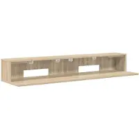 vidaXL Studio bureau Sonoma, 110 x 36 x 19,5 cm, houtvezelplaat