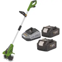Procraft CT20bb accu-cultivator 20 V 224 mm borstelloos + 2x accu 4,0 Ah + oplader