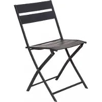 Pro Garden tuinstoel vouwbaar aluminium 82 cm donkergrijs