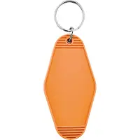 Combicraft Blanco Hunter hotel sleutelhanger 45x88mm oranje - 5 stuks