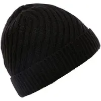 Trespass Dames/Dames Gedraaide Gebreide Beanie (Zwart)
