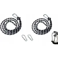 Premium Hamak Ophangsysteem: 2x 2m Touw & 2x Karabijnhaak, 200kg
