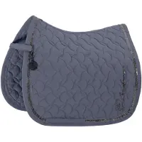 Eskadron Zadeldek Pro Soft Glitter Platinum 26/27 Full Slate Blue