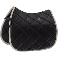 Eskadron Zadeldek Silk Diamond Platinum FS26 Black - Dressuur | Zadeldekje paard