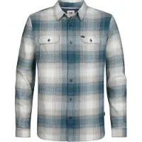 Petrol Industries - Heren Geruit overhemd van katoen ironmark - Blauw - Maat XL
