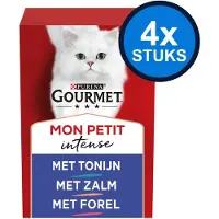 Gourmet 4x Mon Petit - Vis - Kattenvoer - 6x50g