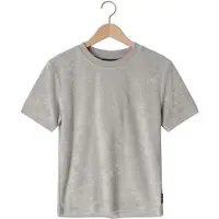 Retour Jeans T-shirt lichtgrijs Jongens Badstof Ronde hals Effen - maat 122/128