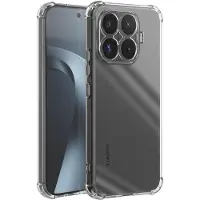 Mayaxess , Siliconen hoesje geschikt voor Xiaomi 17T met verstevigde schokbestendige hoeken, Transparant