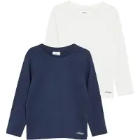 S.oliver Shirt crème / navy