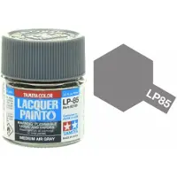 Tamiya Hobbyverf Enamel verf - LP-85 Medium Air Grijs - Matt - Lacquer Paint - 10ml Verf potje