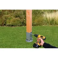 Alberts 4 x grondbus slaghuls slaghuls houten paal houten paal verstelbaar