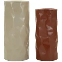 Mauro Ferretti Bijzettafel Norimberga End Table Set 2 Pcs Ø 30×70 cm