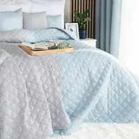 Markizeta Molly Dekoratieve Plaid 170x210 cm Lichtblauw
