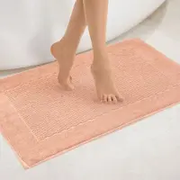 Zwoltex Grano Badmat - Egyptisch Katoen - 50x70 cm - Poederroze