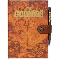 Noname The Goonies - Treasure Map A5 Premium With Projector Pen Notitieboek met pen - Multicolours