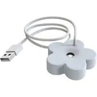 Semoic Mini draagbare luchtbevochtiger met USB-kabel, afsluitbaar ontwerp, persoonlijk voor op reis, voor in de slaapkamer, wit