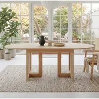 STILVORA Eettafel - Uitschuifbaar Ontwerp Met Afgeronde Hoeken - Voor 6 Tot 8 Personen In Eetkamer - Hout - 200x90x75 Cm - Eikenkleur