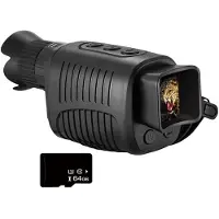 Semoic 64GB 1080P HD Monoculair Infrarood 5X Digitale Zoom Nachtzicht Apparaat Telescoop Buiten Dag Nacht Dubbel Gebruik Donkerte 300m