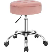Markenlos Ergonomische draaistoel - Hoogte verstelbaar - Roze