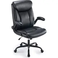 Markenlos Kantoorkruk – Ergonomische kantoorkruk – Zwart