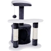Famanu kraboom - grote klimboom met speelhuisje voor katten