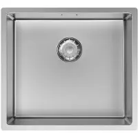 Pure.Sink Comfort RVS spoelbak 45x40 cm onderbouw, vlakbouw en opbouw PCM4540-02