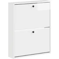 vidaXL Wandgemonteerde Schoenenkast BREDA 71 x 17 x 86 cm Bewerkt hout
