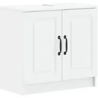 vidaXL Wastafelmeubel UTRECHT, wit, 59,5 x 31,5 x 59 cm