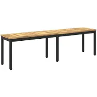 vidaXL Tuinbank NAARDEN 161 x 35 x 45 cm Massief Acacia Hout