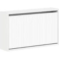 vidaXL Wandgemonteerde Schoenenkast ARNHEM 71 x 17 x 43 cm Wit