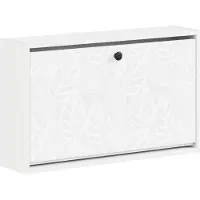vidaXL Wandgemonteerde Schoenenkast DELFT 71 x 17 x 43 cm Bewerkt hout
