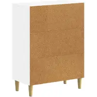 vidaXL Schoenenkast DELFT 59,5 x 39,5 x 90 cm Bewerkt hout Wit