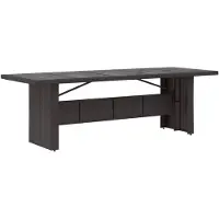 vidaXL Tuinset, 9-delig, zwart, polyrotan