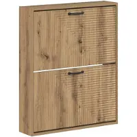 vidaXL Wandgemonteerde Schoenenkast HAARLEM 71 x 17 x 86 cm